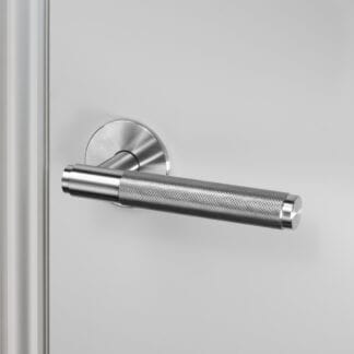 UK FIXED DOOR HANDLE / SINGLE-SIDED / CROSS / STEEL