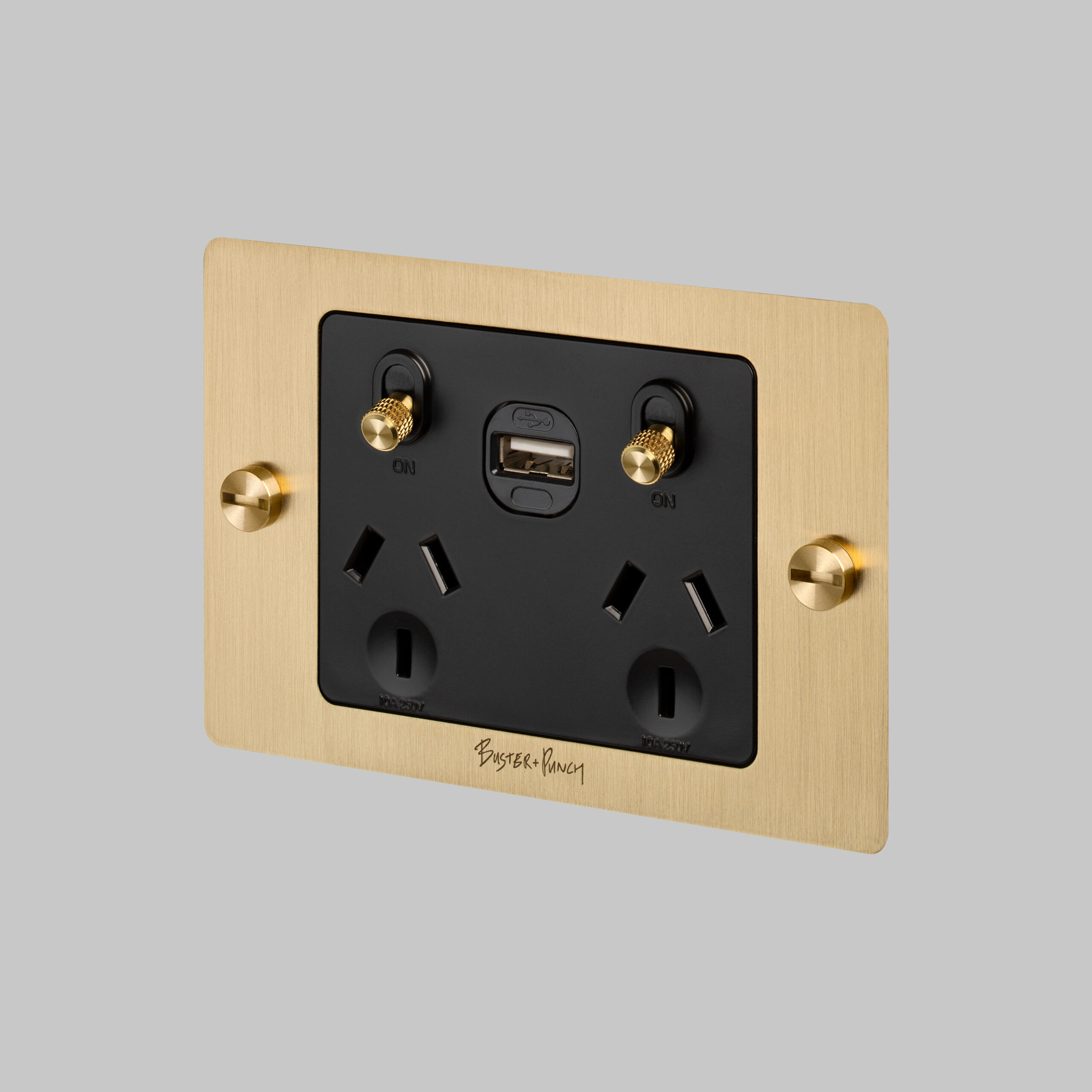 Smoked Gold and Gold DESIGNER SOCKETS AND SWITCHES 