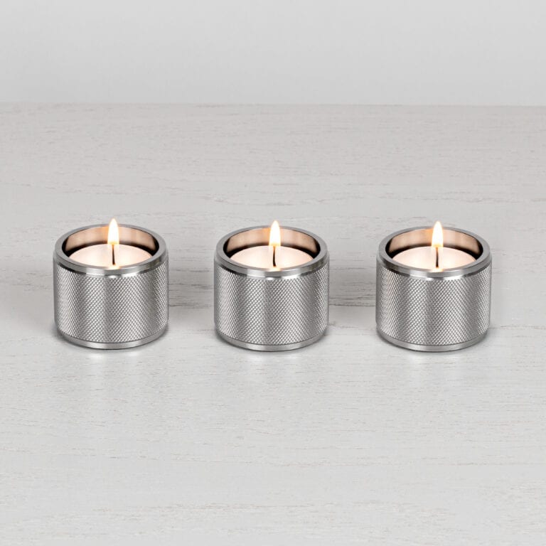 2. Buster+Punch_Tealight_Candle_Holders_Set of 3_Steel_Front_on