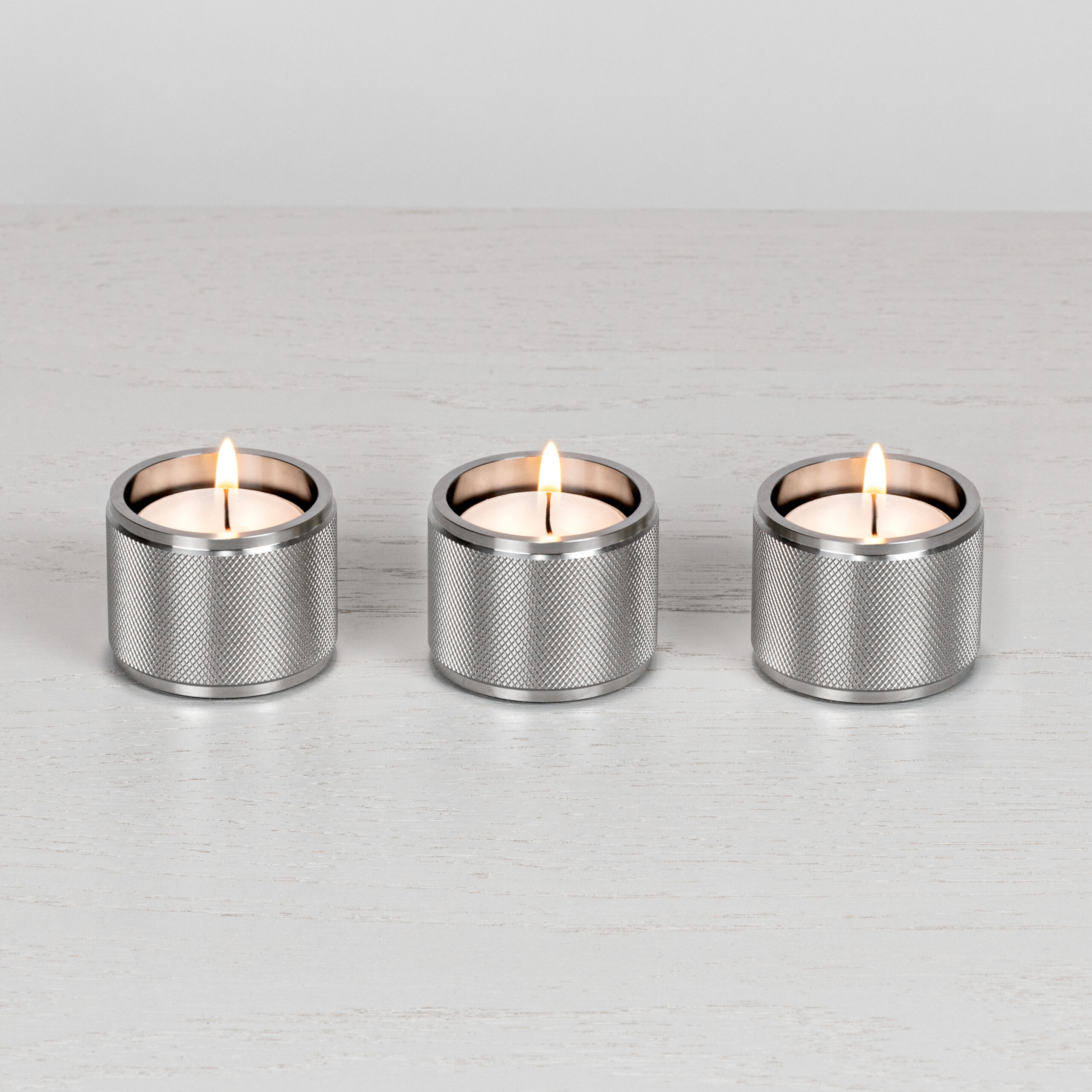 2. Buster+Punch_Tealight_Candle_Holders_Set of 3_Steel_Front_on