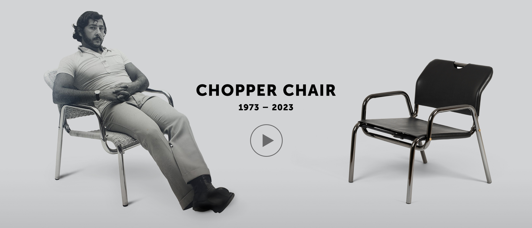 B+P Chopper Chair Leather Detail