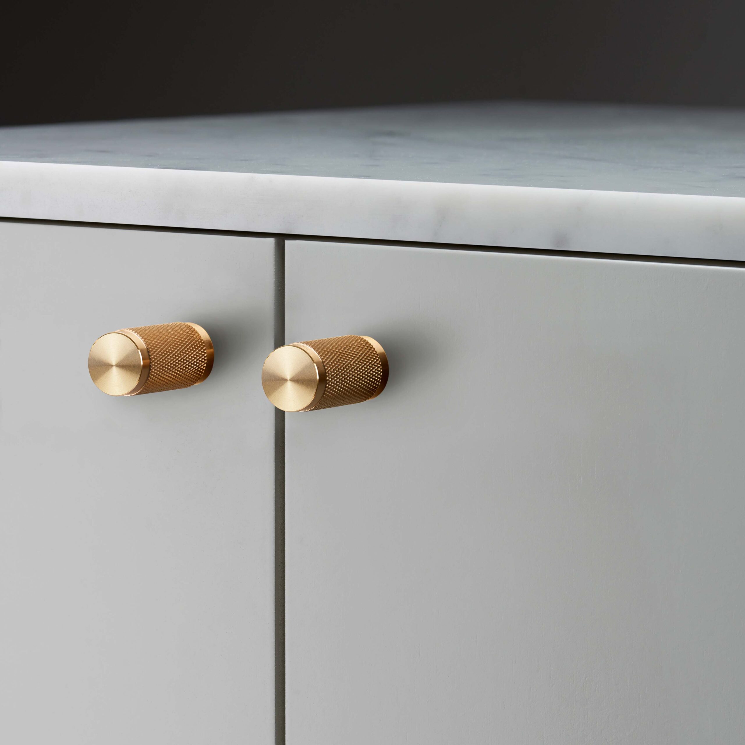 Screw UK 2X Durable Brass Metal Door Knob Cupboard Draw Cabinet Pull Handle