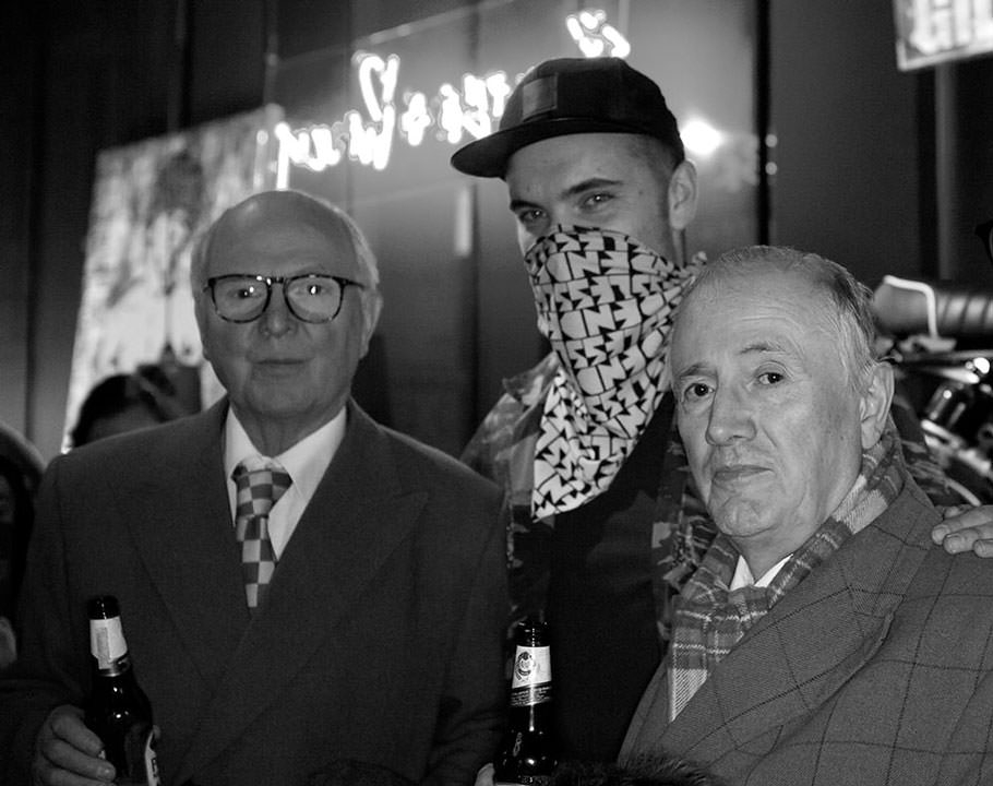 Endless together with contemporary artists Gilbert & George at the FILTH exhibition