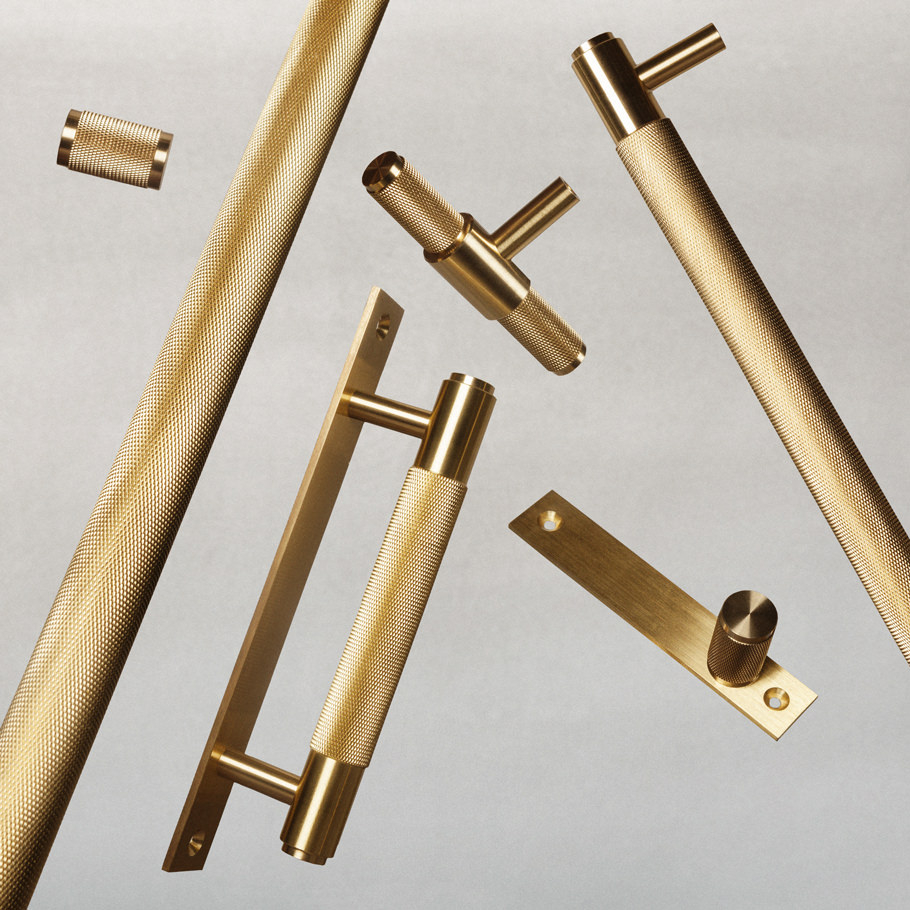 Solid metal HARDWARE kitchen handles from Buster + Punch