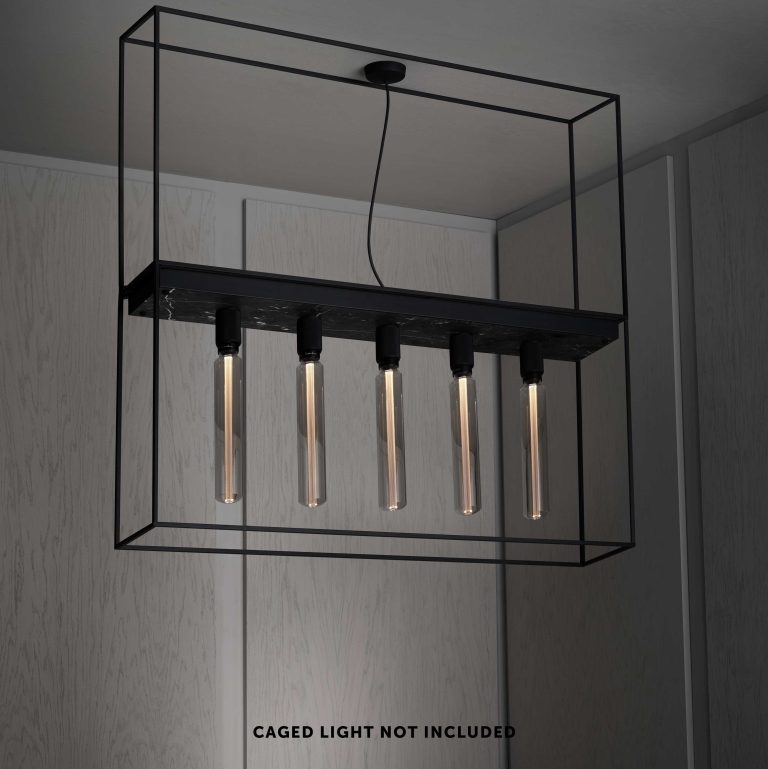 CAGED_Ceiling_5.0_Extension_Black_Marble_ extension cage square